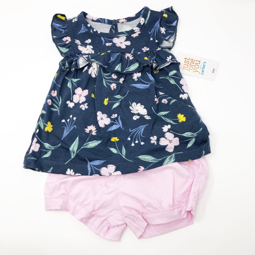 NWT 6 Month Baby Girl Babies Girls Floral Set